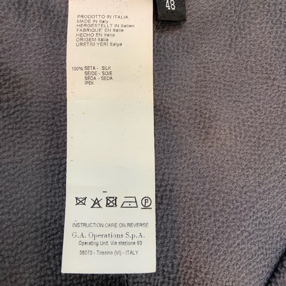 Giorgio Armani Silk Cowl Neck Top / Size: IT48,US12 - Picture 5 of 5
